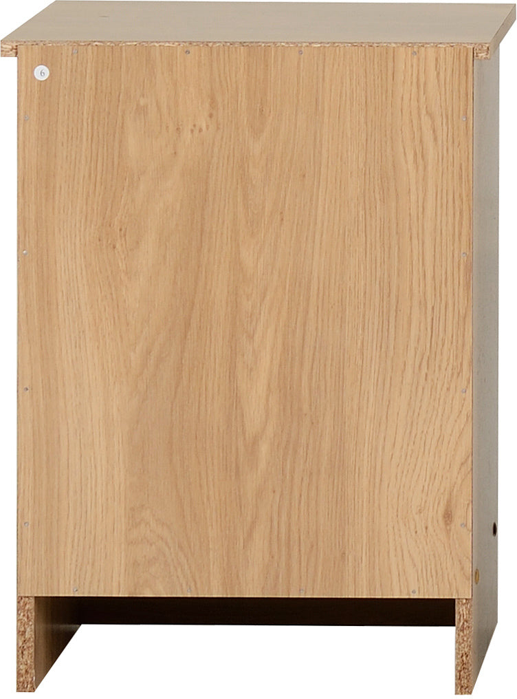 Bellingham 1 Drawer Bedside Locker- Oak Effect Veneer- The Right Buy Store