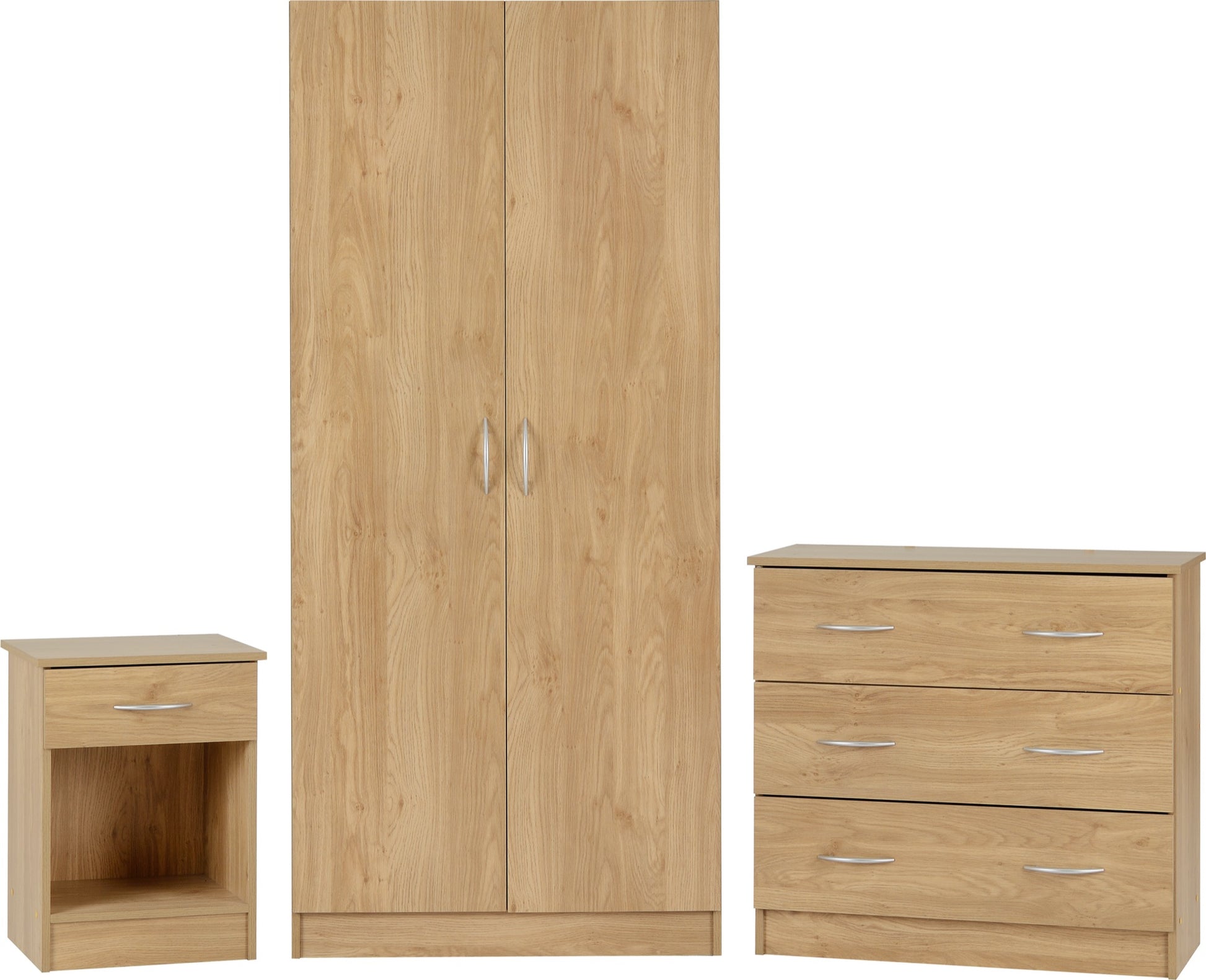 Bellingham Bedroom Set Oak Effect Veneer- The Right Buy Store