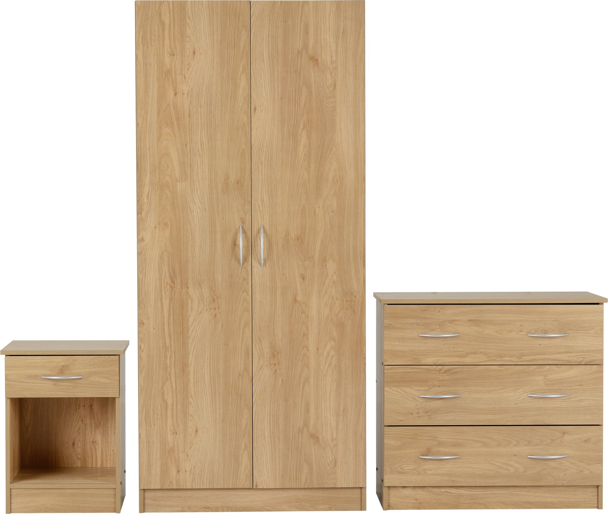 Bellingham Bedroom Set Oak Effect Veneer- The Right Buy Store