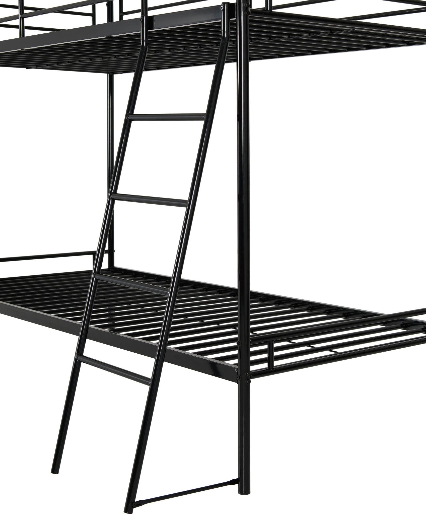 Brandon 3' Bunk Bed Black- The Right Buy Store