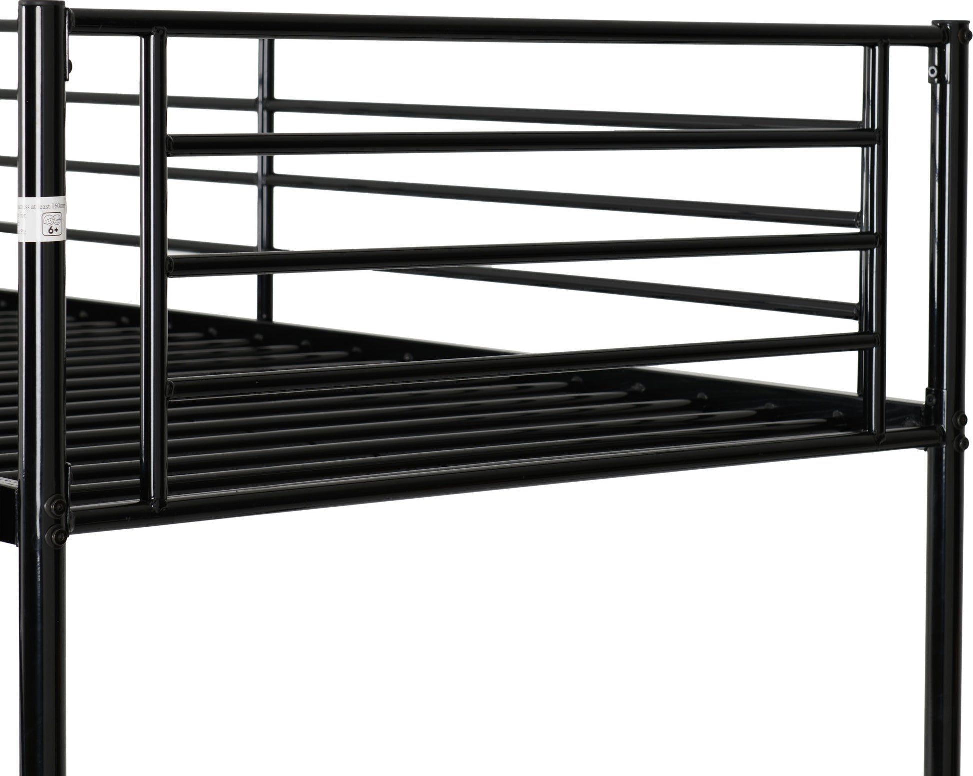 Brandon 3' Bunk Bed Black- The Right Buy Store