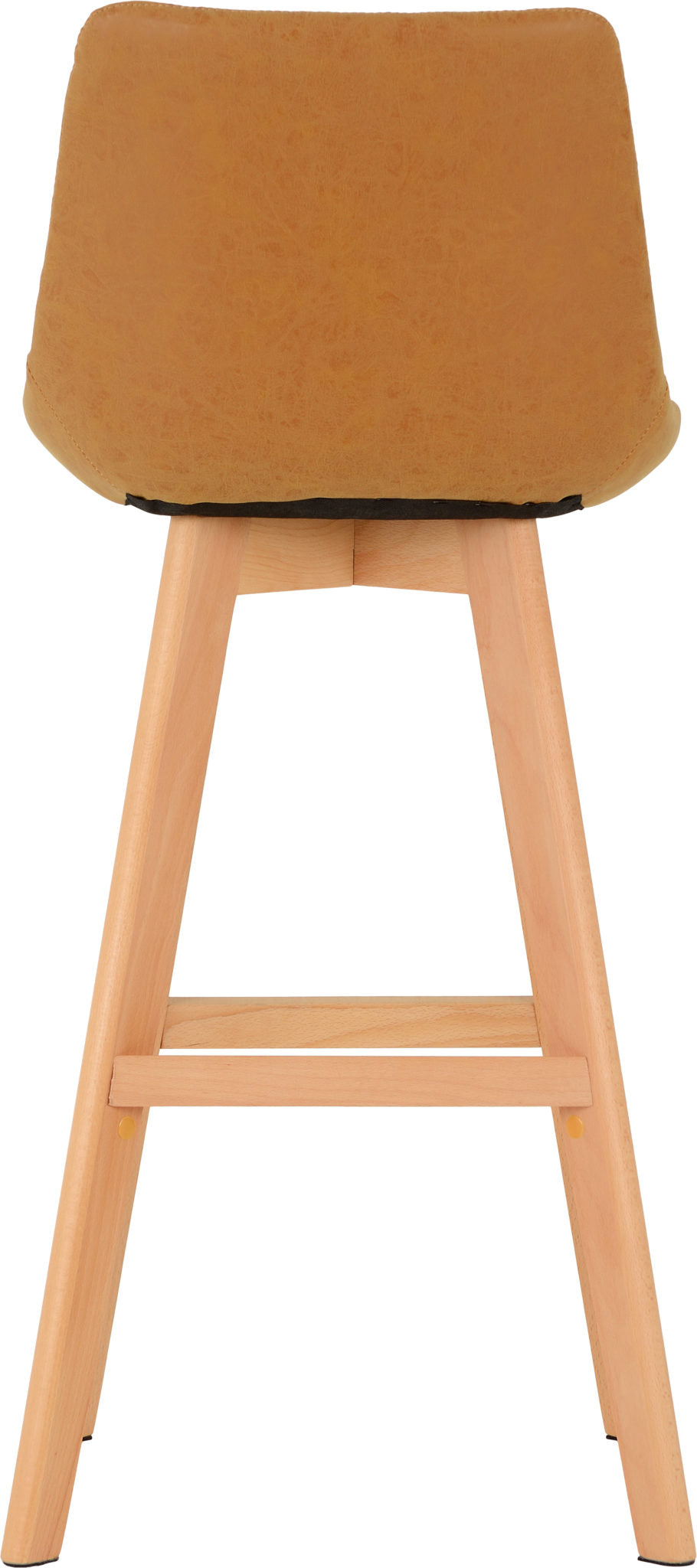 Brisbane Bar Chair Mustard Faux Leather- The Right Buy Store
