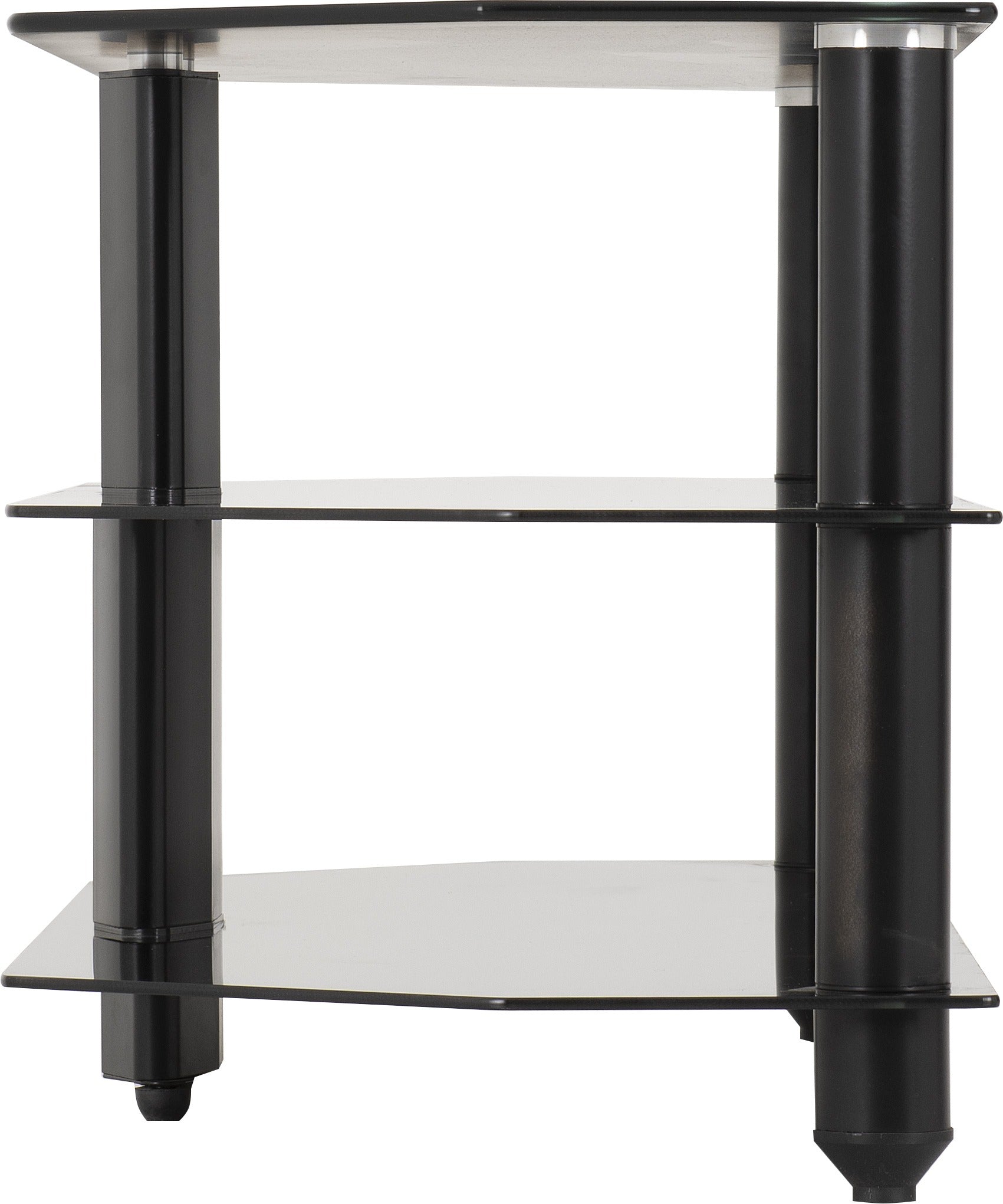 Bromley TV Stand Black Glass/Black- The Right Buy Store