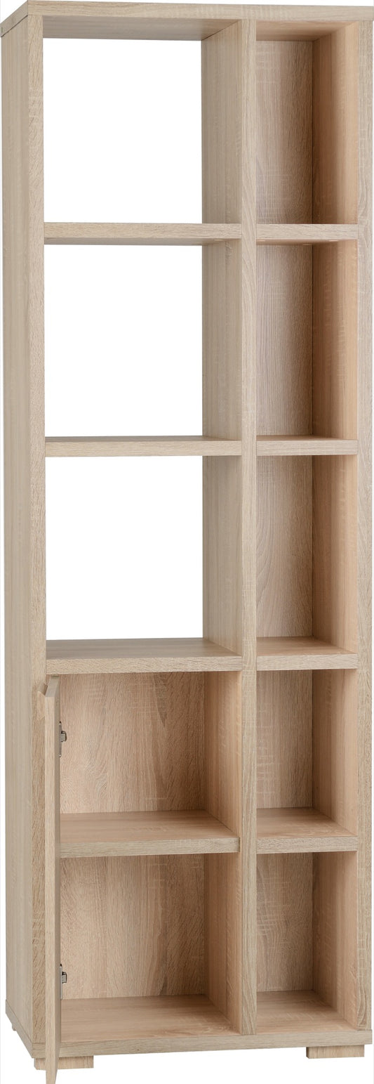 Cambourne 1 Door 5 Shelf Unit - Sonoma Oak Effect Veneer