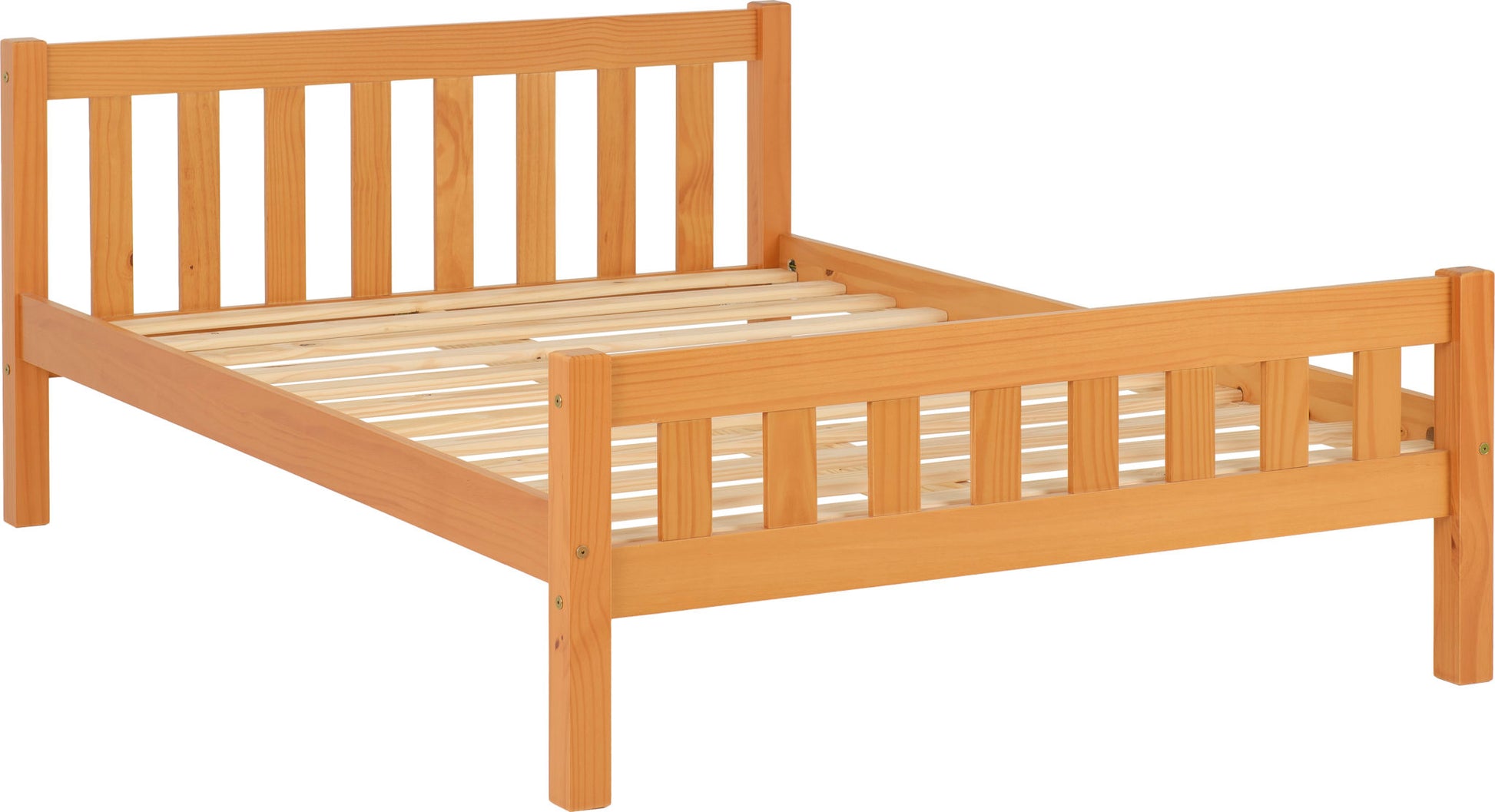 Carlow 4'6" Double Bed - Antique Pine