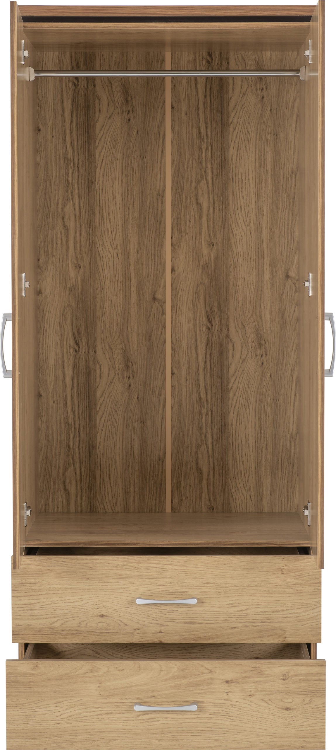 Charles 2 Door 2 Drawer Wardrobe - The Right Buy Store