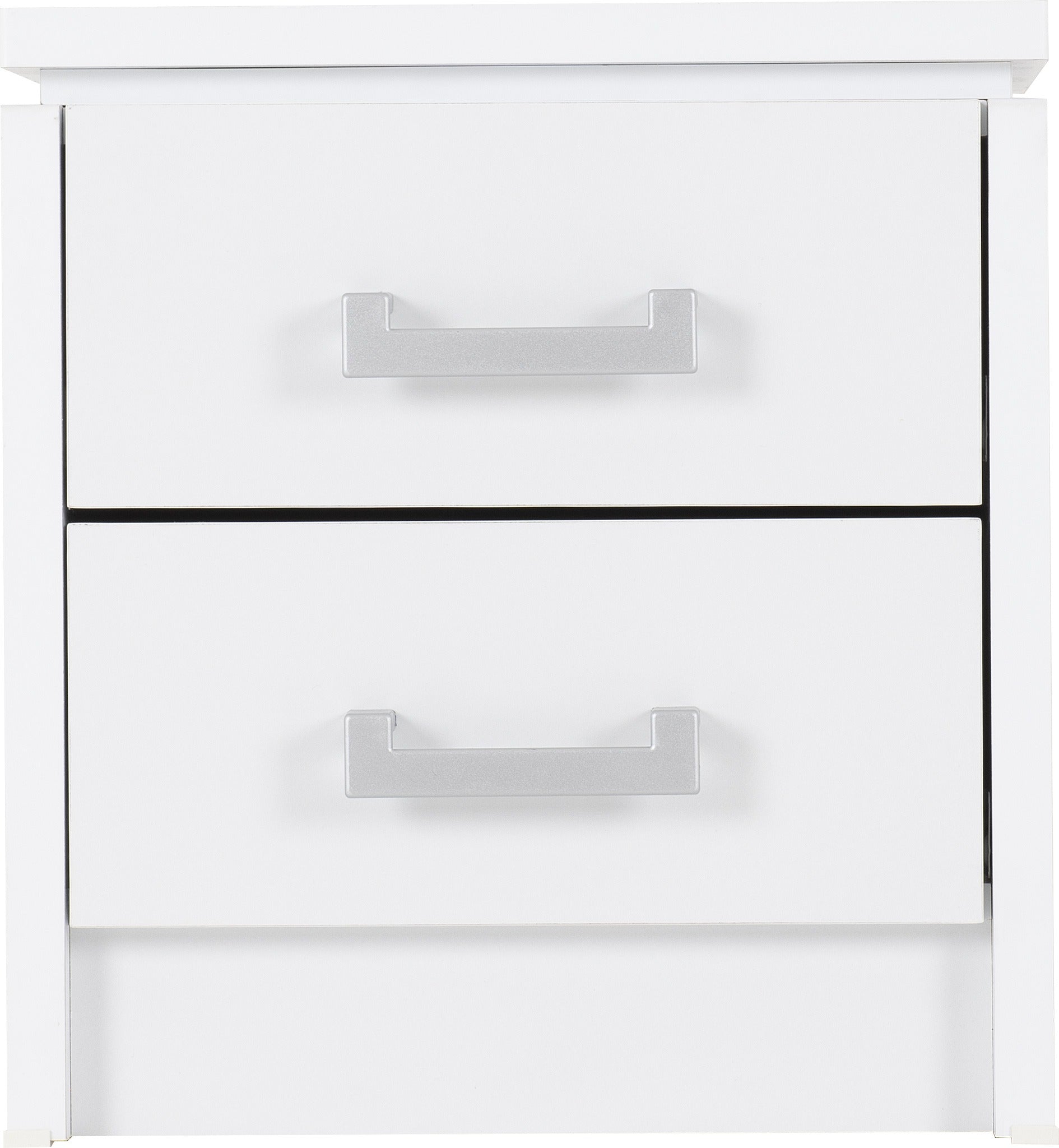 Charles 2 Drawer Bedside - White - The Right Buy Store