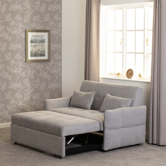 Chelsea Sofa Bed - Silver Grey Fabric