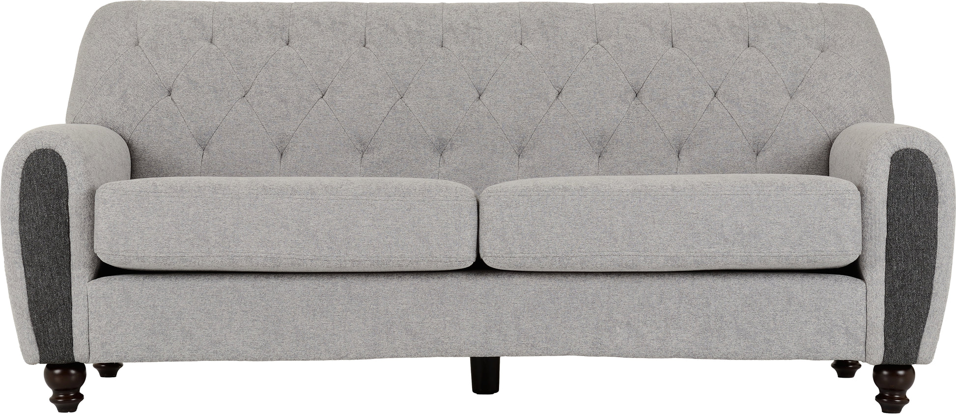 Chester 3+2 Suite - Light Grey Fabric