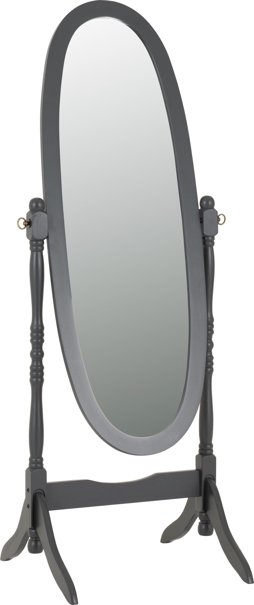 Contessa Cheval Mirror - Grey