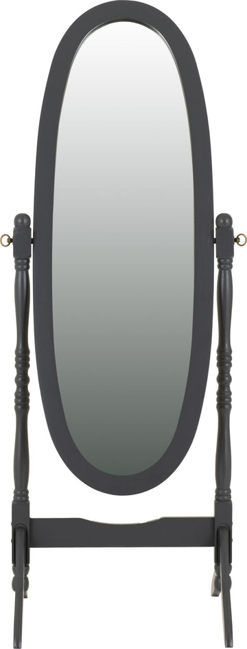 Contessa Cheval Mirror - Grey