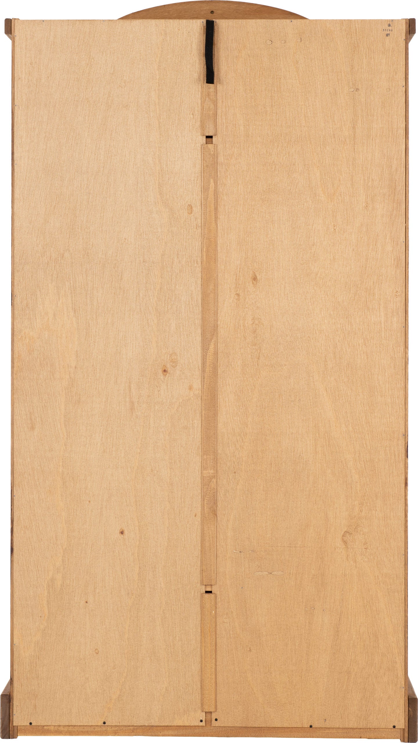 Corona 2 Door 1 Drawer Wardrobe- Distressed Waxed Pine