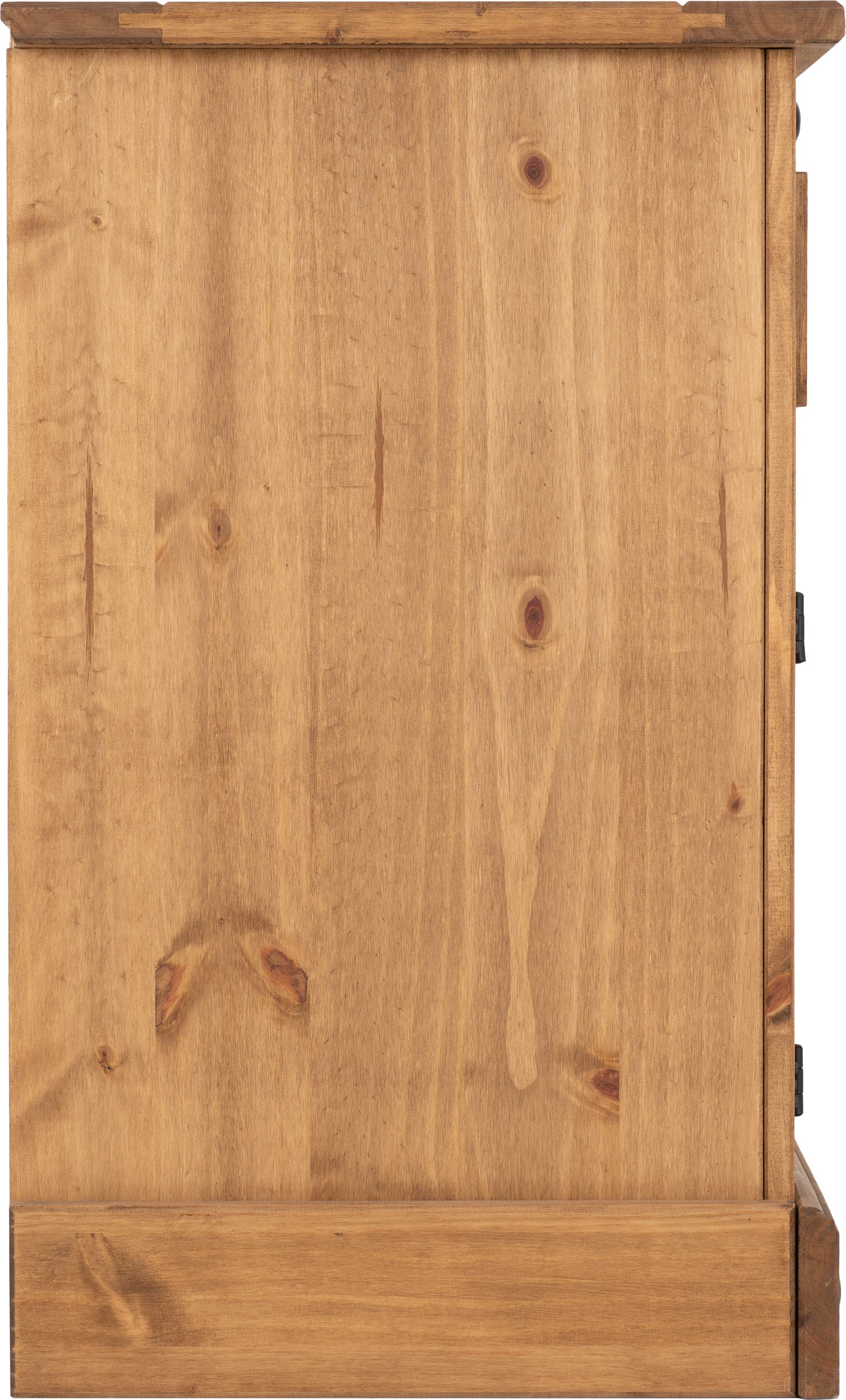 Corona 2 Door 2 Drawer Sideboard - Distressed Waxed Pine