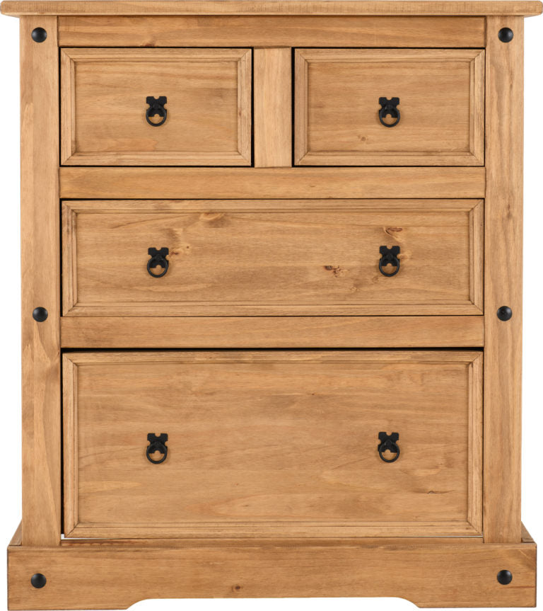 Corona Chest Of Drawer - Distressed Waxed Pine