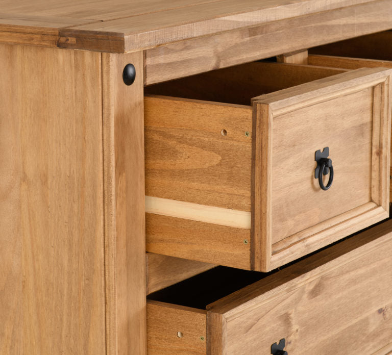 Corona Chest Of Drawers - Distressed Waxed Pine