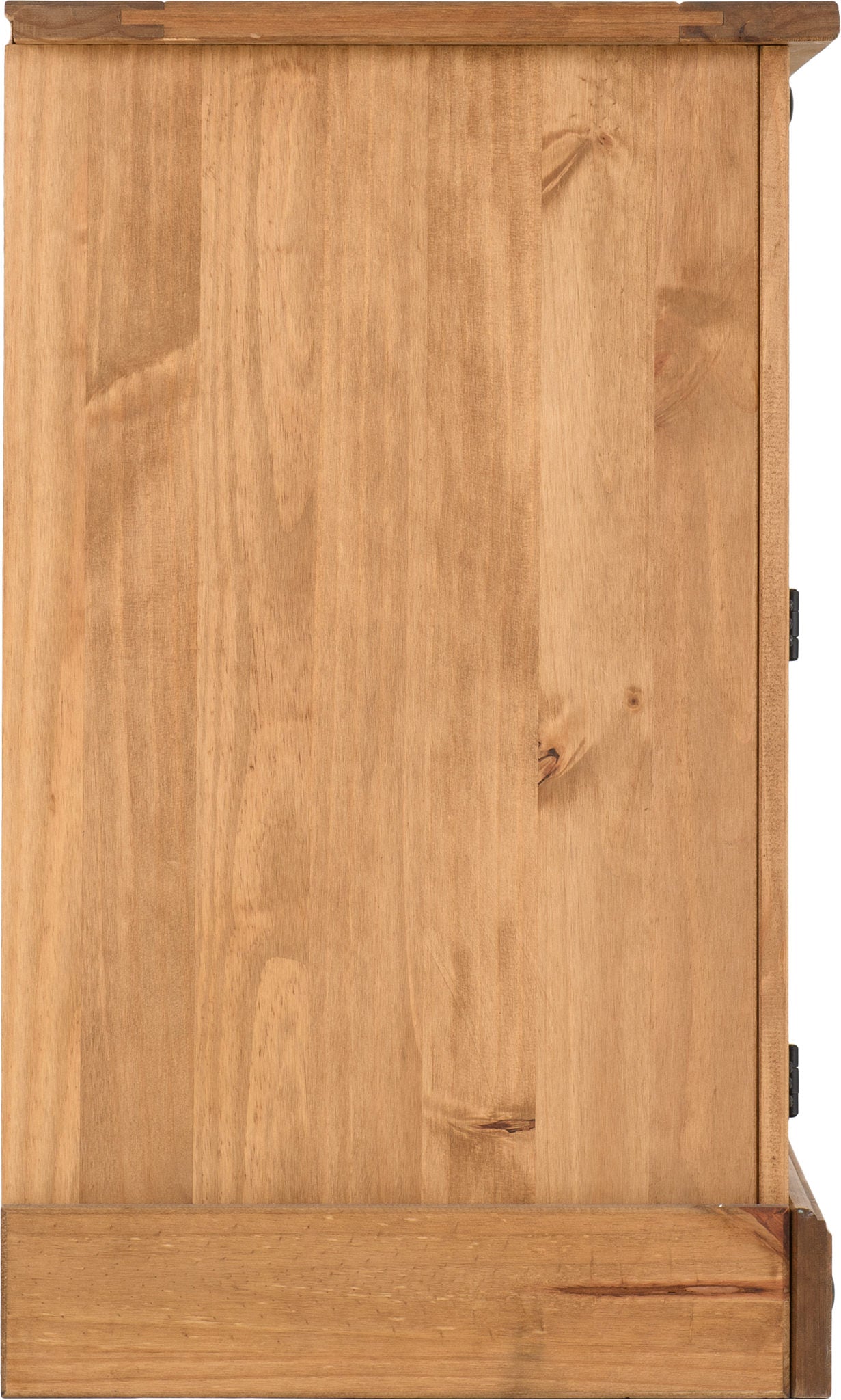 Corona 3 Door 3 Drawer Sideboard - Distressed Waxed Pine