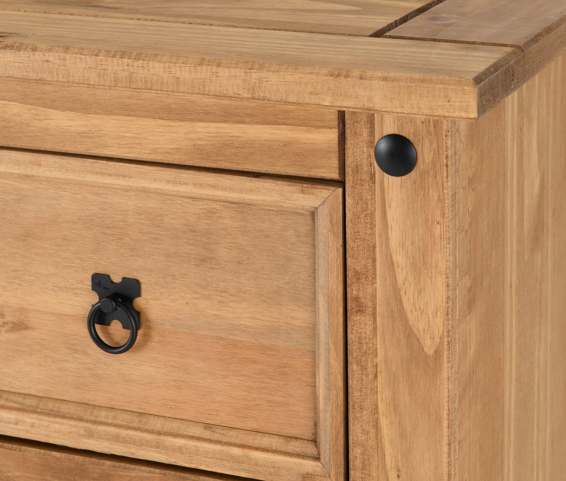 Corona 3+2 Drawer Chest - Distressed Waxed Pine