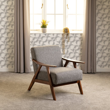 Kendra Accent Chair - Grey Fabric