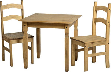 Rio Dining Set Distressed Waxed Pine- The Right Buy Store