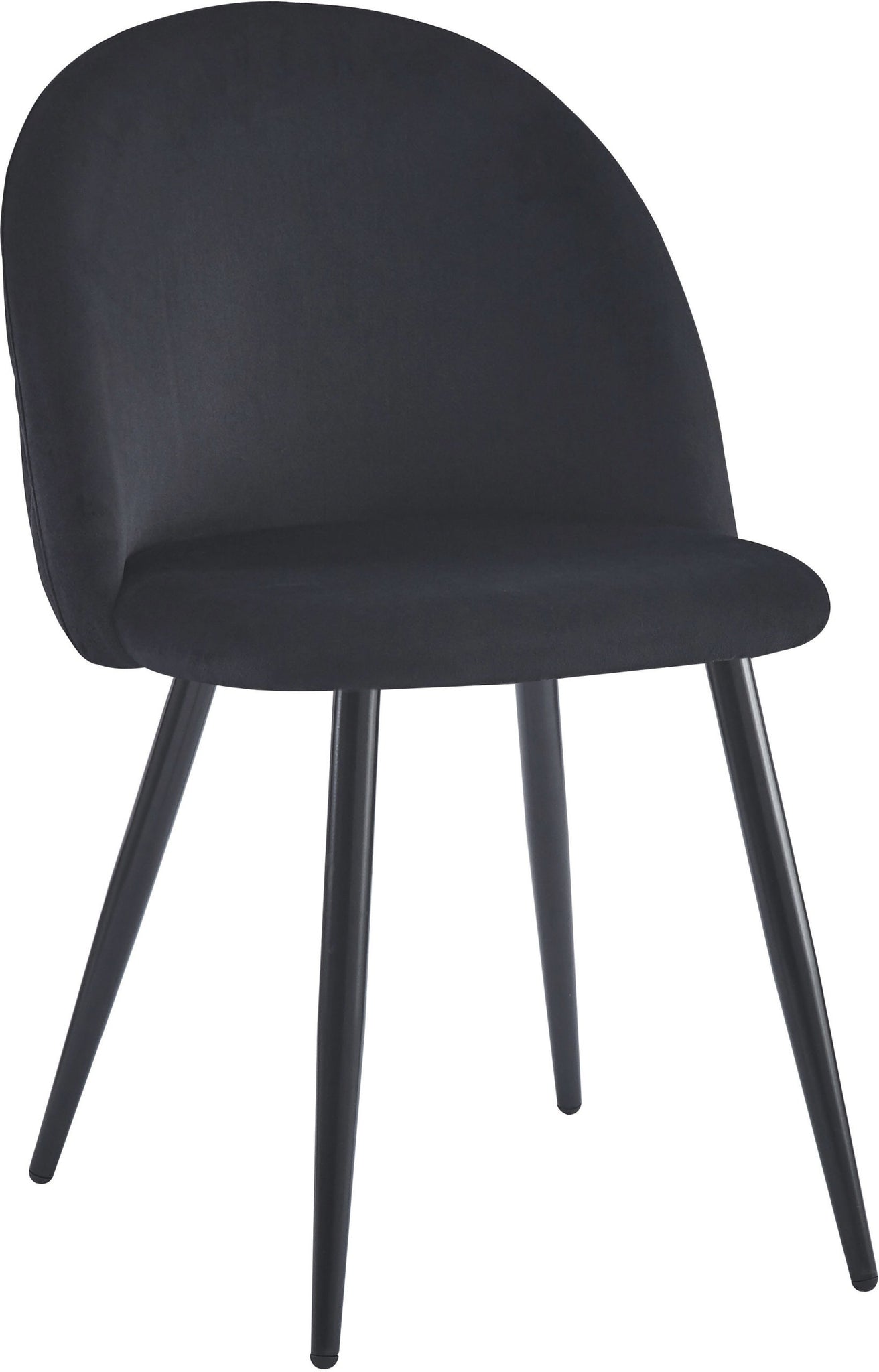 Marlow Chair - Black Velvet (4 Chairs)