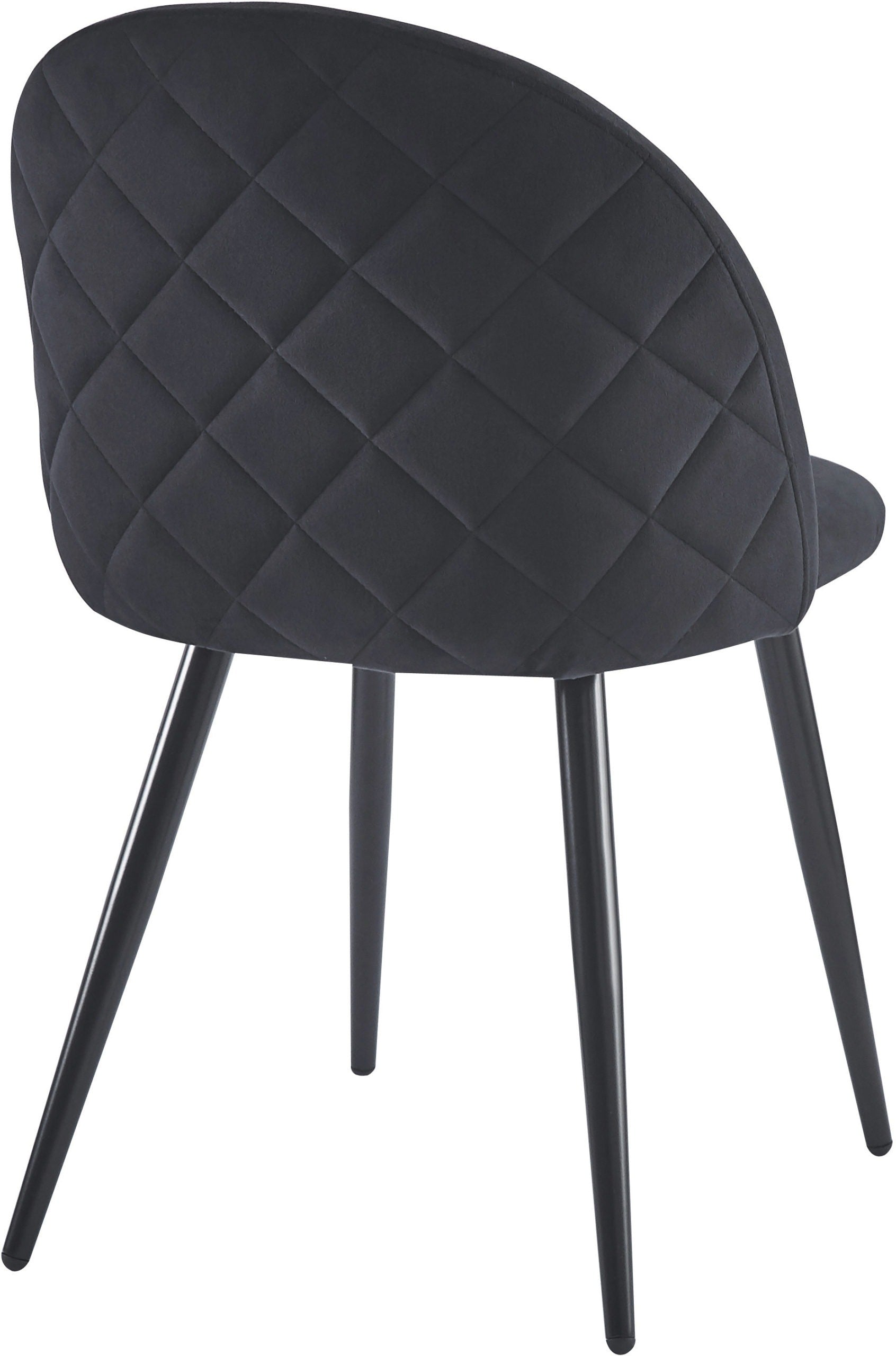 Marlow Chair - Black Velvet (4 Chairs)