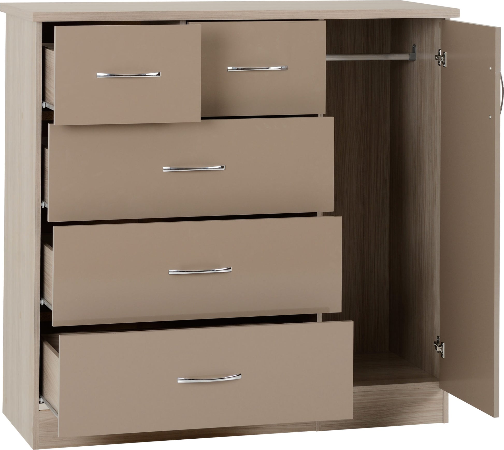 NEVADA-5-DRAWER-LOW-WARDROBE-OYSTER-GLOSSLIGHT-OAK-EFFECT-VENEER-2020-01-100-101-104-scaled.jpg