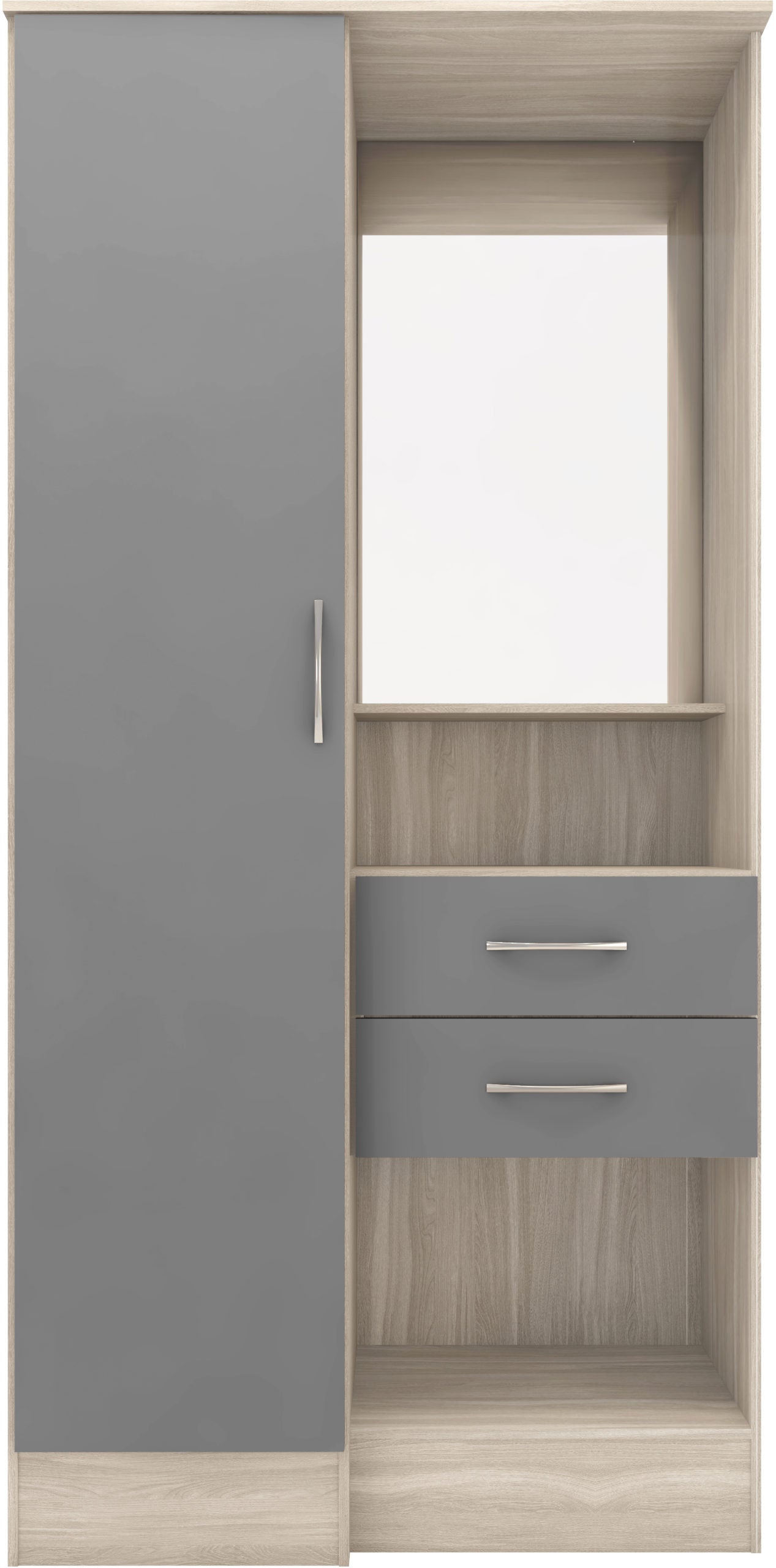 NEVADA-VANITY-1-DOOR-WARDROBE-GREY-GLOSSLIGHT-OAK-EFFECT-VENEER-2021-100-101-142-4-scaled.jpg