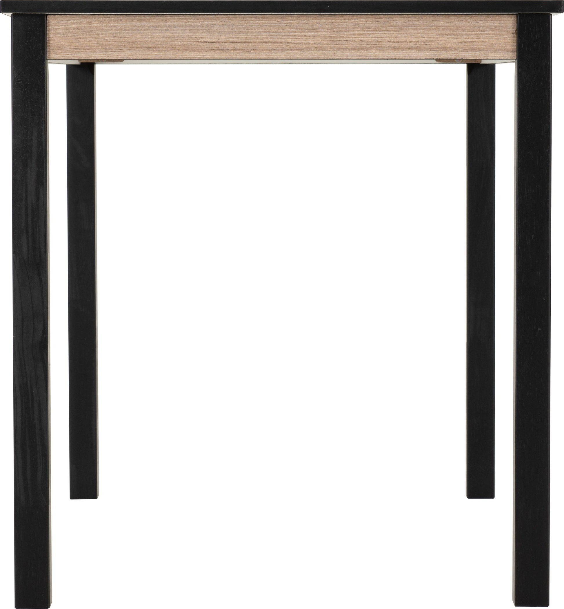 Radley Dining Set - Black/Oak Effect/Oat Fabric