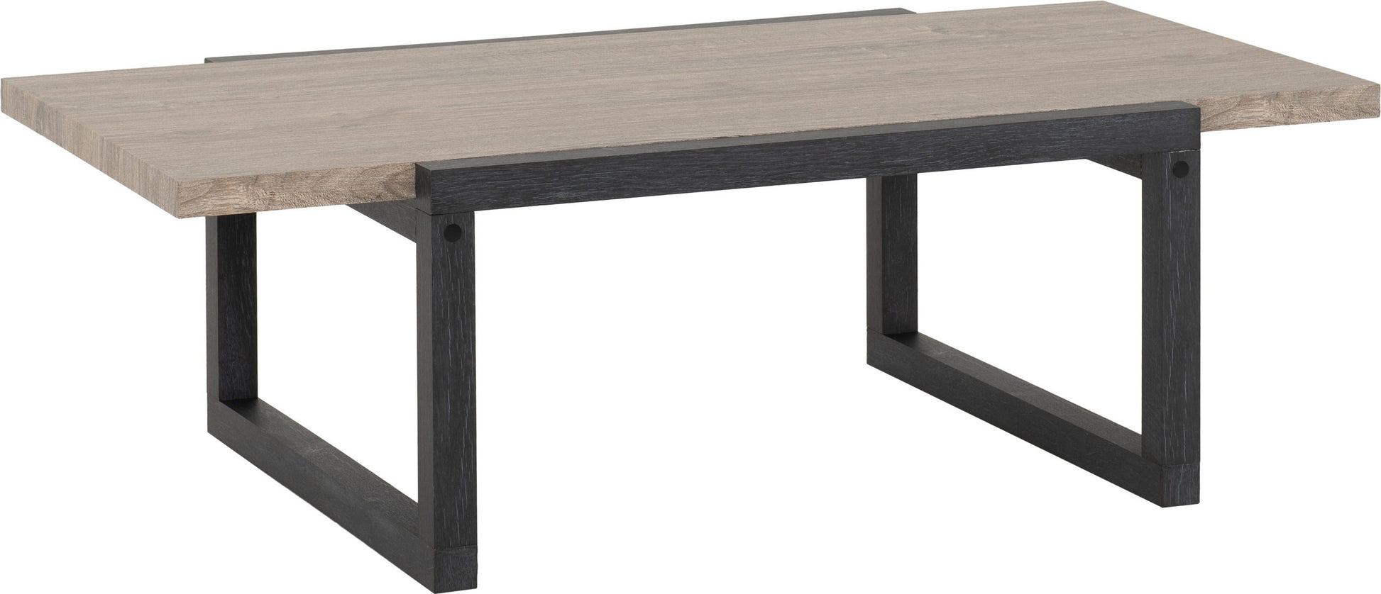 Selma Coffee Table - Medium Oak/Black Oak Effect