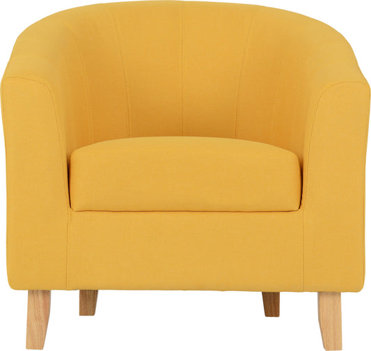 Tempo Tub Chair Mustard Fabric