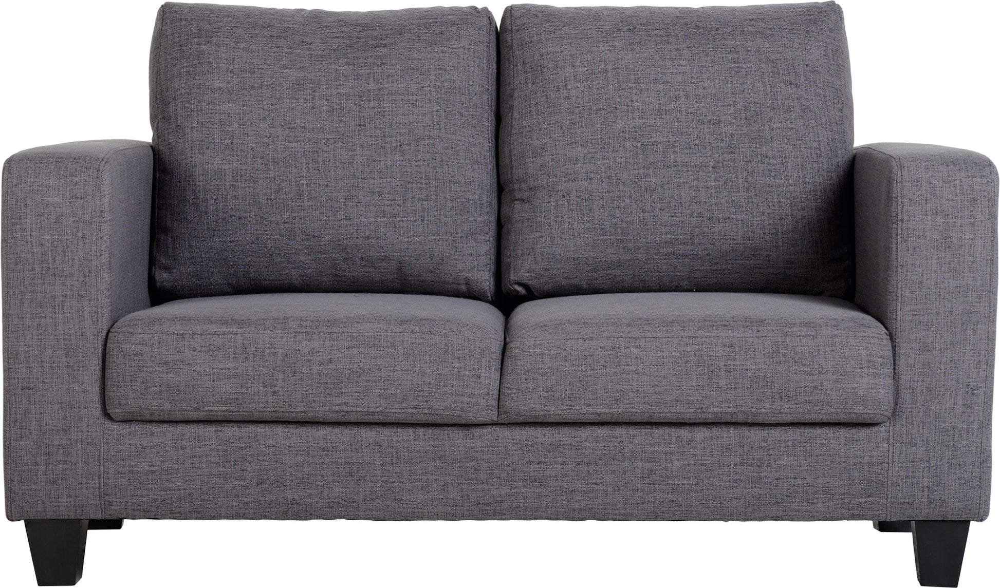 Tempo Two Seater Sofa-in-a-Box Grey Fabric